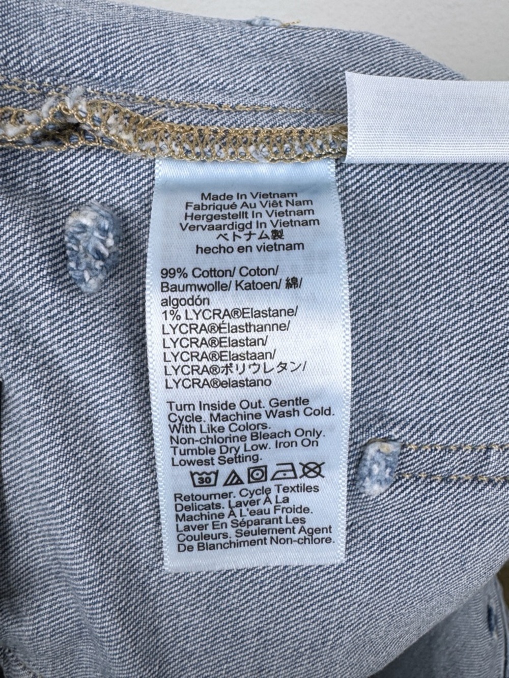 J. Crew Slim Wide Leg Sailor Jeans All Day Stretch Size 27 NWT - Picture 9 of 9